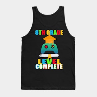 8th Grade Level Complete Middle School Graduation Tank Top